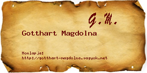 Gotthart Magdolna névjegykártya